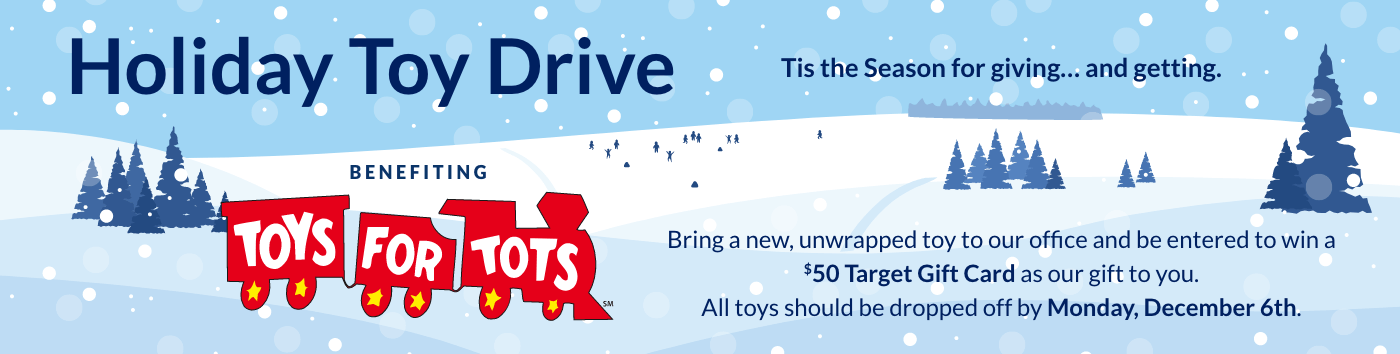 Cartoon snowy field with trees and people playing